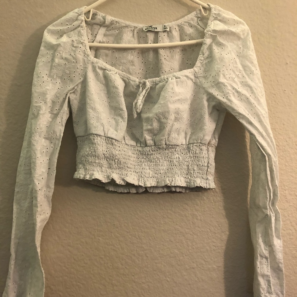 Hollister  crop top long sleeve